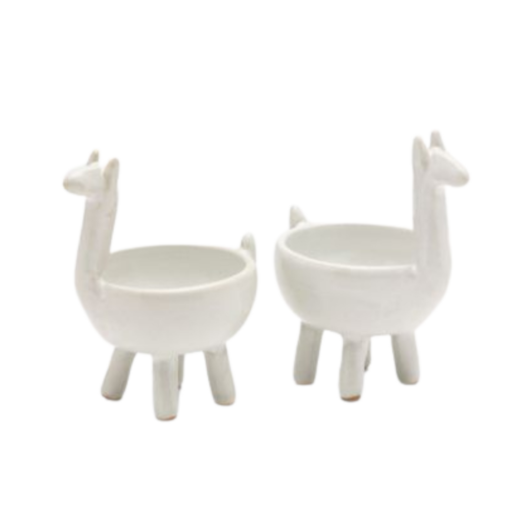 Percy Llama Pinch Bowls (Pair)