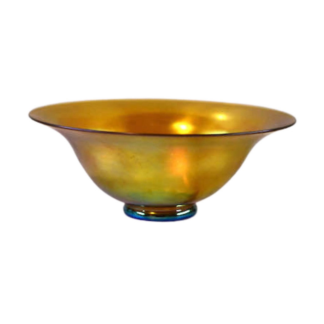 Steuben Gold Aurene Bowl